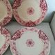 Old plate earthenware of Lunéville KG model "Ivy ".