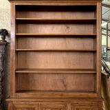 Napoleon III showcase in solid walnut around 1920-1930