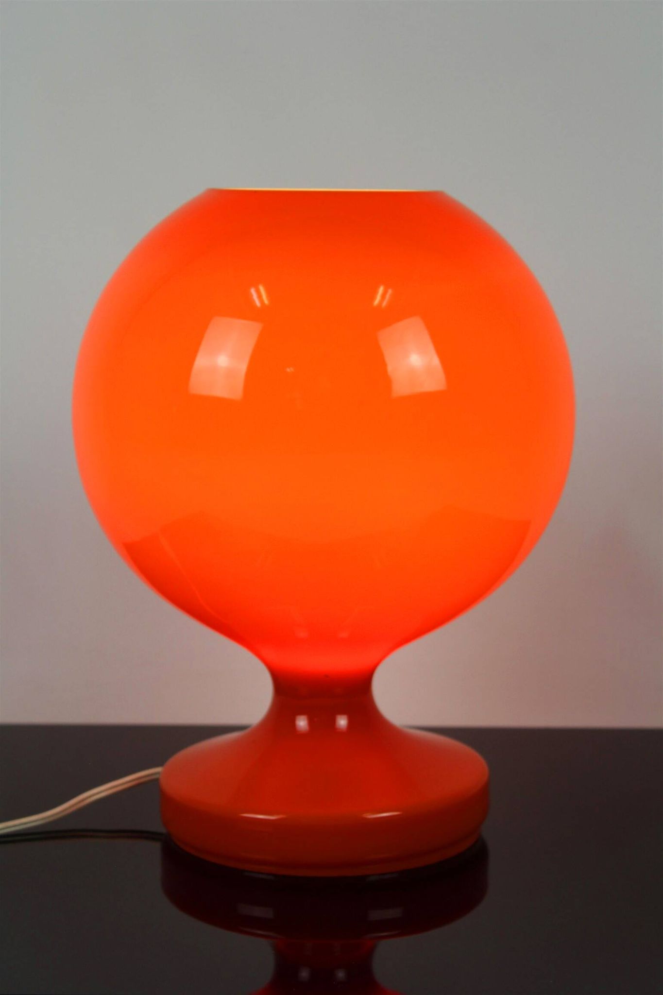 Lampe de Table Vintage en Verre par Stepan Tabery pour Opp Jihlava, 1970s