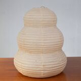 Vintage Paper Ceiling Lamp with E27 Socket, Found in Italy