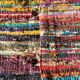 Lot de deux housses de coussin multicolore