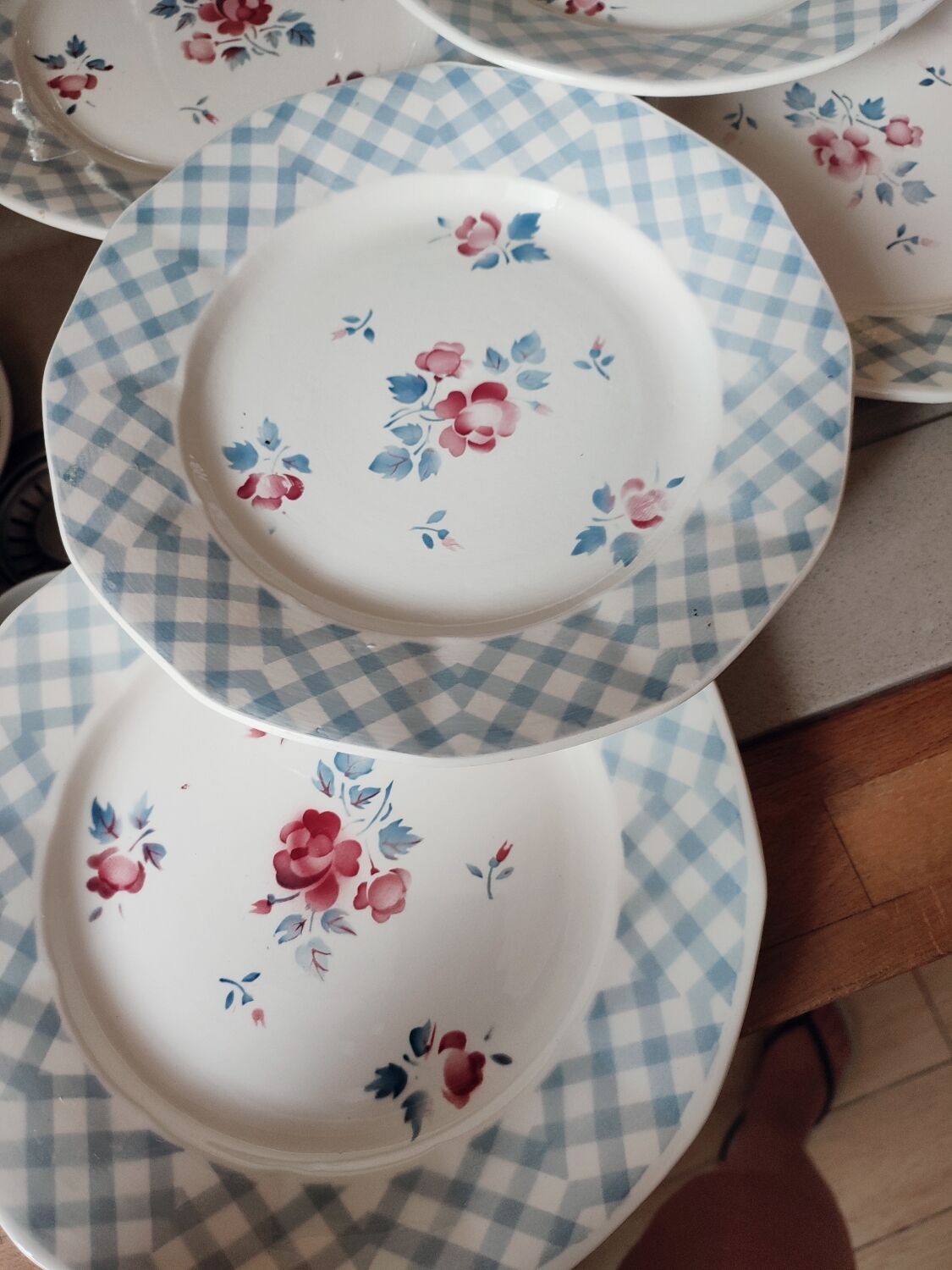 6 flat plates Bastia by Sarreguemines