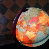 Globe world map