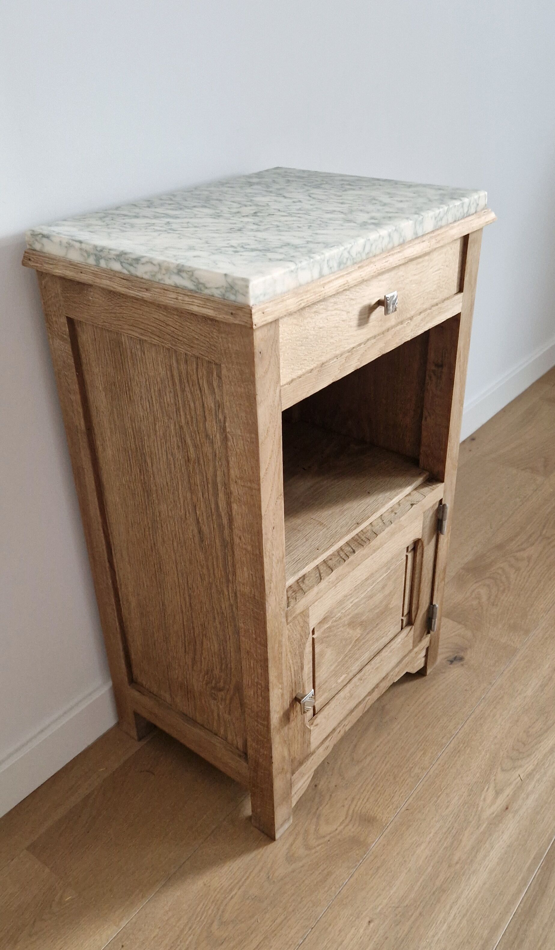 Meuble chevet art déco chêne 1920