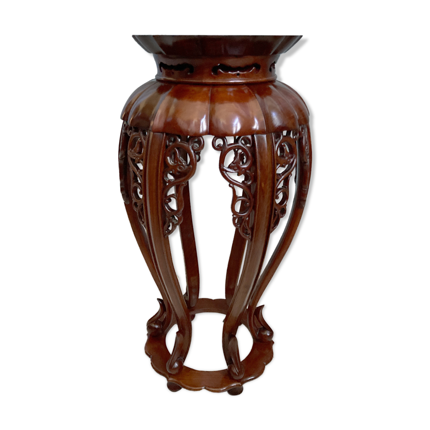 Openwork rosewood gueridon