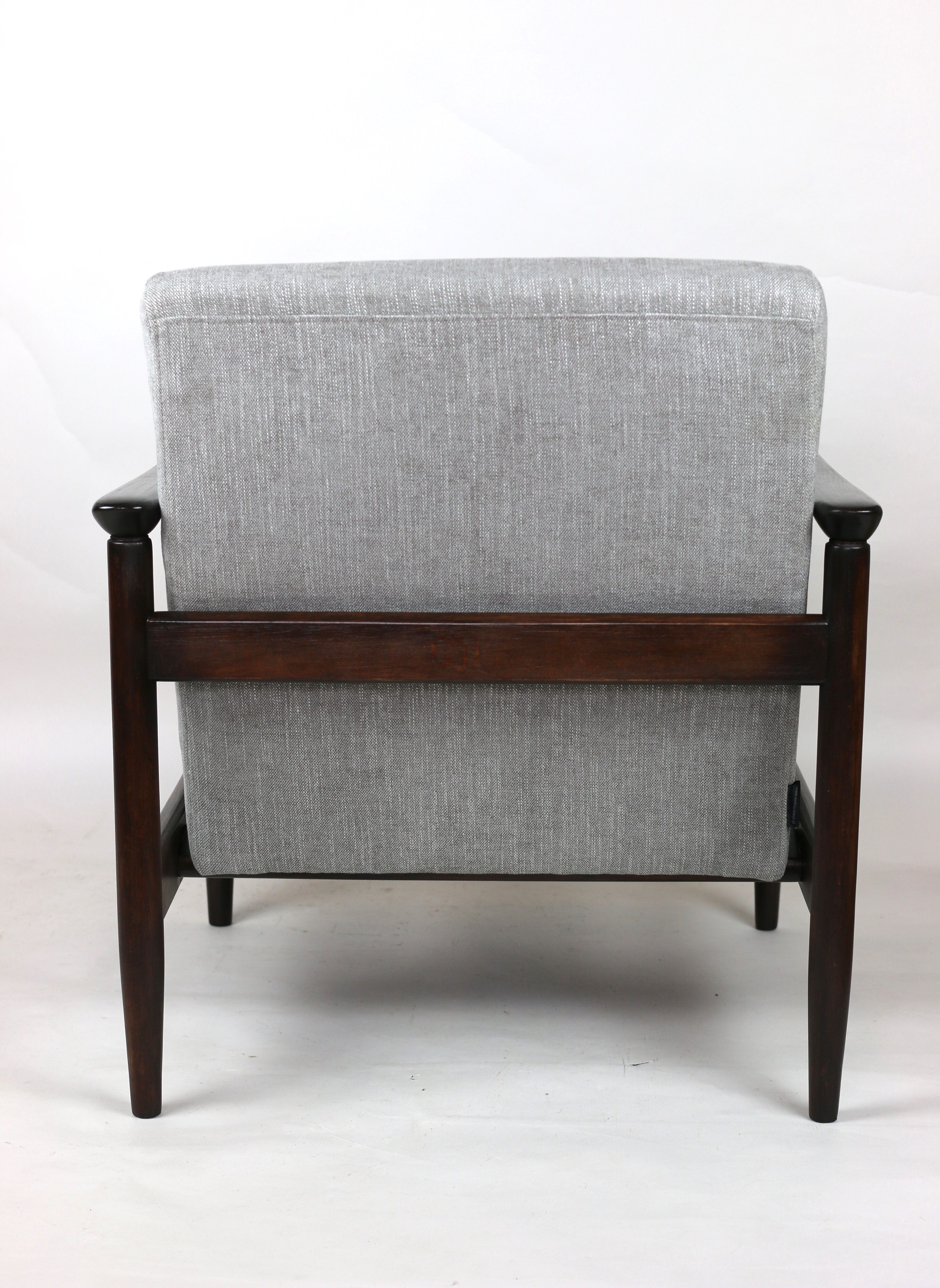 Light Grey Silver Armchair by Edmund Homa GFM-142, 1970s