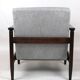Light Grey Silver Armchair by Edmund Homa GFM-142, 1970s