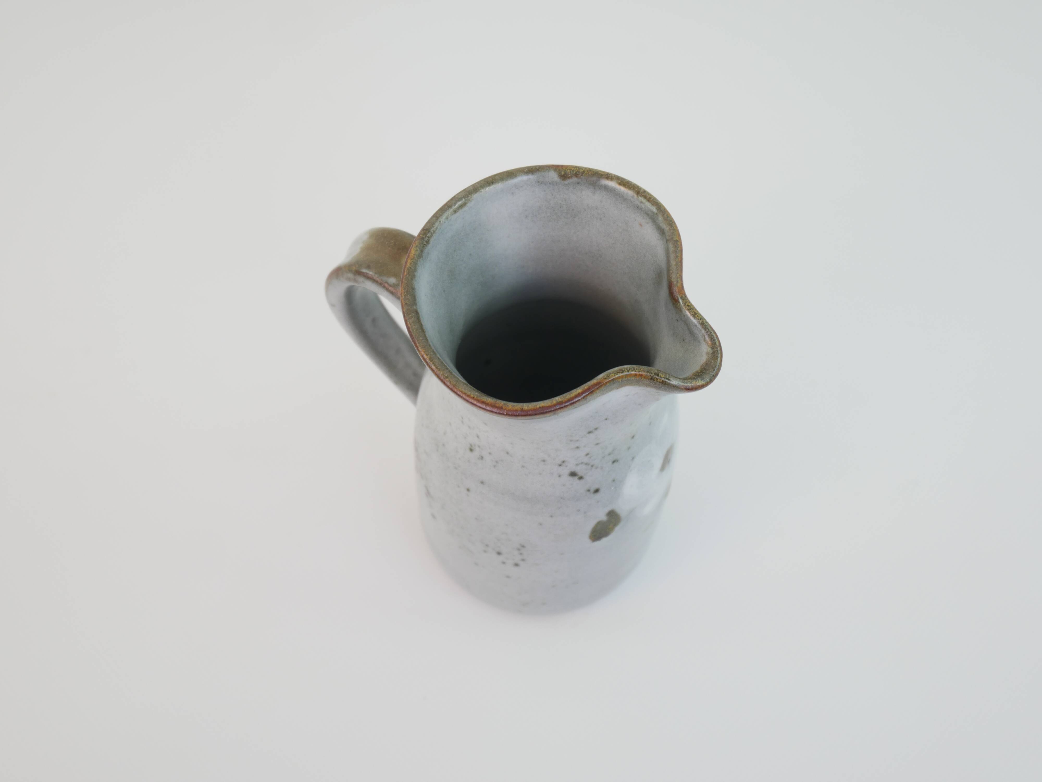 Small pitcher Milk jug Ceramic jug Atelier Thierry and Chantal Robert