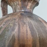 Vase in flamed sandstone by Edgard Aubry 1920s 1930s