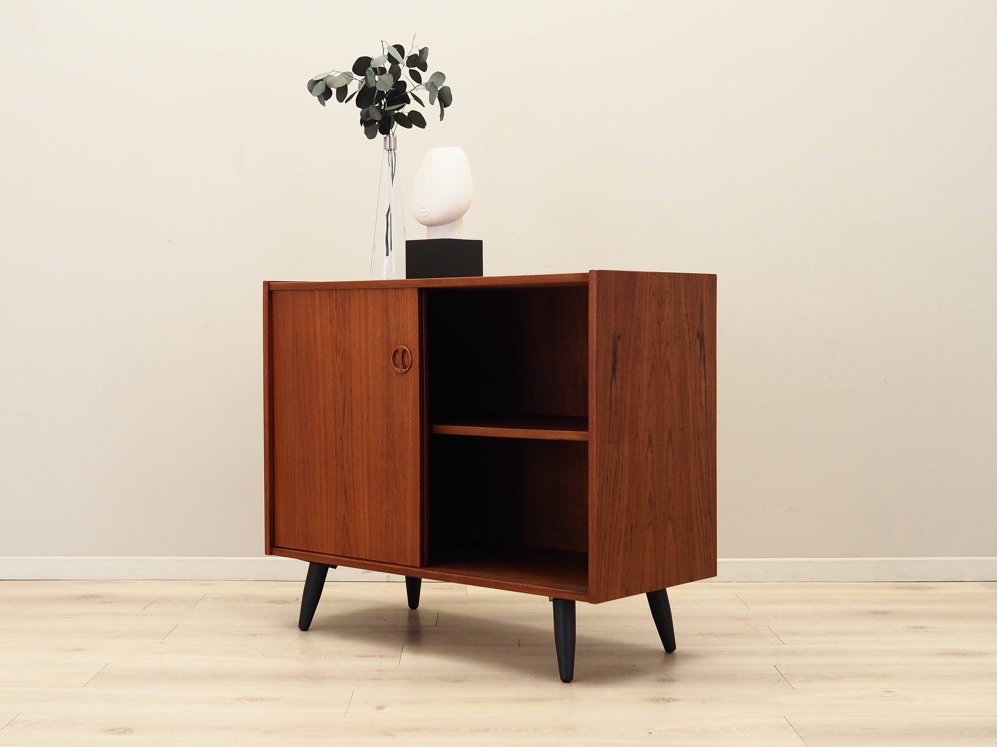 Teak cabinet, Danish design, 1970s, production: Denmark