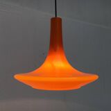 Mid-century glass tulip pendant by Peill & Putzler, 1960s