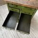 Meuble établi rangement militaire industriel vert