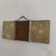 Vintage 1900 barber's triptych mirror Le Solide Paris Art Nouveau - 30 x 77