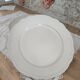 Lot de 6 assiettes plates en grès émaillé beige IKEA marli échancré