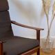 Fauteuil scandinave en teck vintage