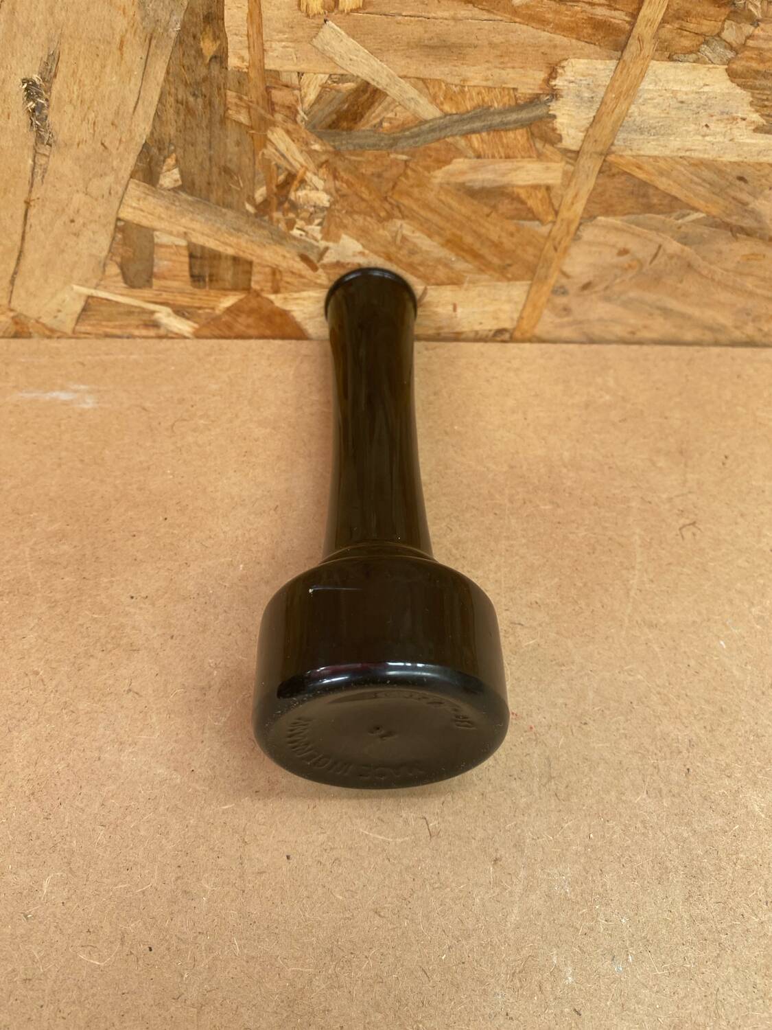 Old Black Opaline Soliflore Vase Made On Germany Vintage #B092