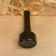 Old Black Opaline Soliflore Vase Made On Germany Vintage #B092