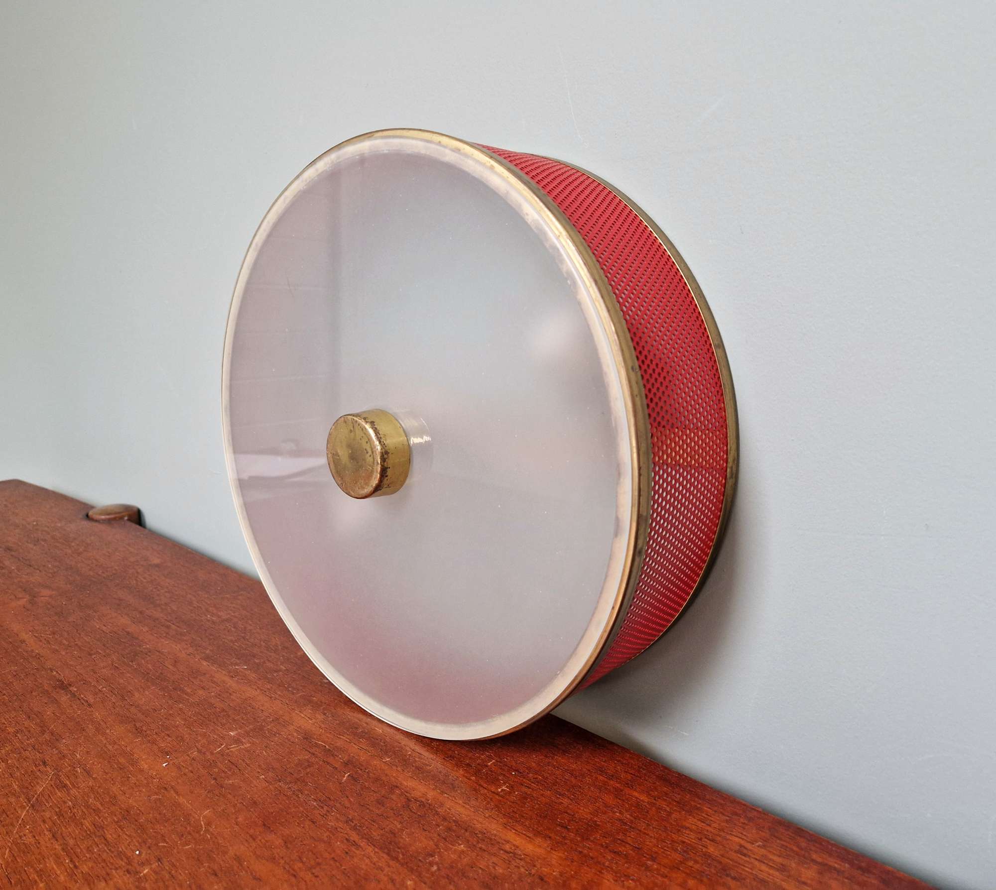 Ceiling light porthole, Lunel (France), 1950s