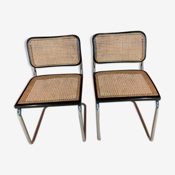 Paire de chaises cesca b32 par Marcel Breuer