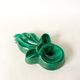 green and gold ceramic ashtray from the 60s