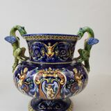 Medici shaped vase in gien earthenware