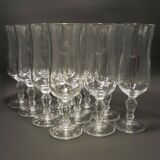 Set of 12 champagne flutes
