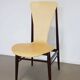 Set of 4 floating seat dining chairs / 1950s