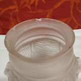 Antique frosted glass tulip globe