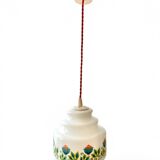 Opaline pendant light - 1960s