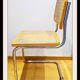 Lot de 2 chaises du designer Marcel Breuer - Acier chromé - Bois (hêtre) - Cannage