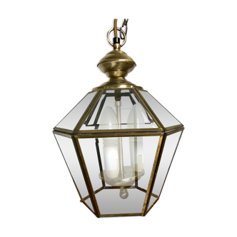 Vintage brass vestibule lantern