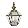 Vintage brass vestibule lantern
