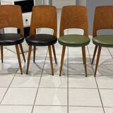 Set of 4 Baumann Mondor Bistro Chairs 1960