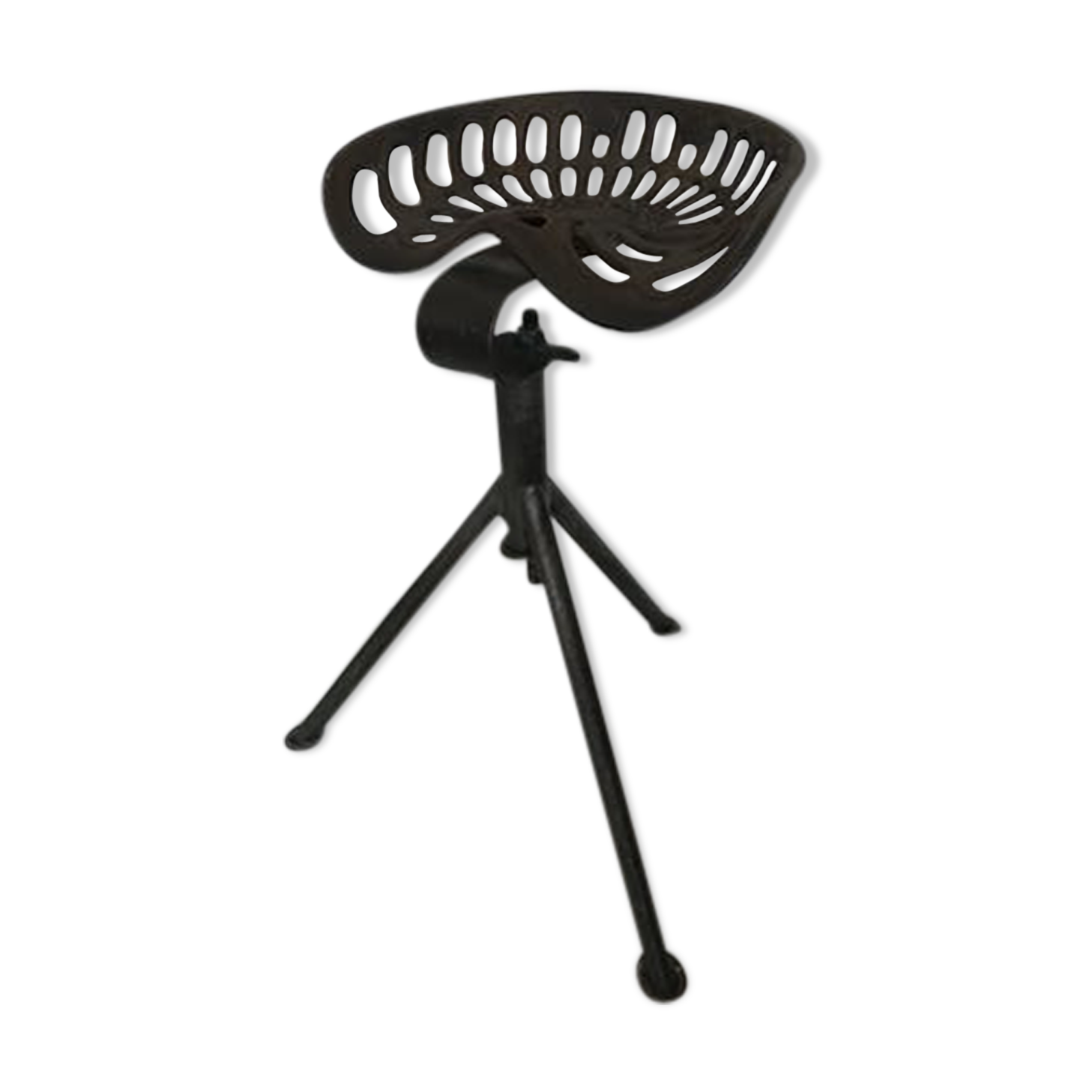 Forged iron stool