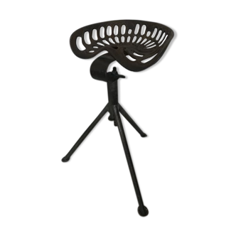 Forged iron stool