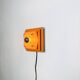 Pyramid Layered Wall Lamp In Orange By Hustadt Leuchten, Germany 1960S
