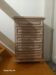 Petite commode / chiffonnier en bois massif patiné – 5 tiroirs