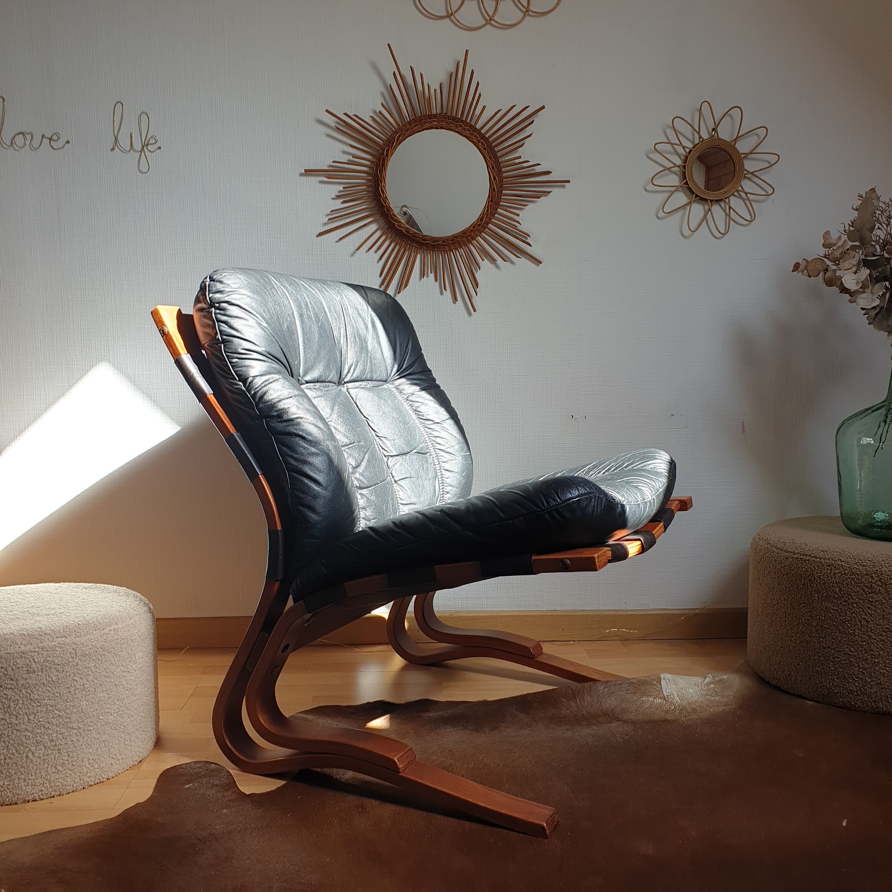Vintage Scandinavian armchair 60s Kengu