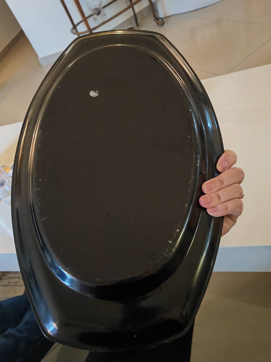 Russian painted metal tray