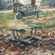 Paul Schaan (1857-1924): The Medici Fountain in the Luxembourg Gardens. Oil on canvas