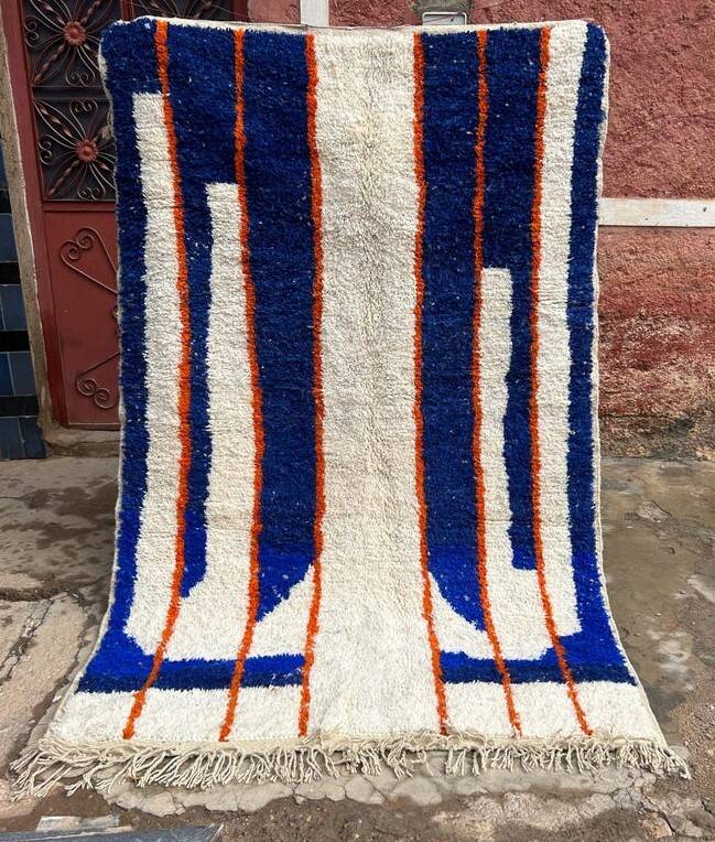 Magnificent Moroccan rug, authentic Berber rug, 150/250cm.
