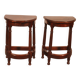 Pair Of Louis XIII Style Walnut Bedside Tables Or End Tables