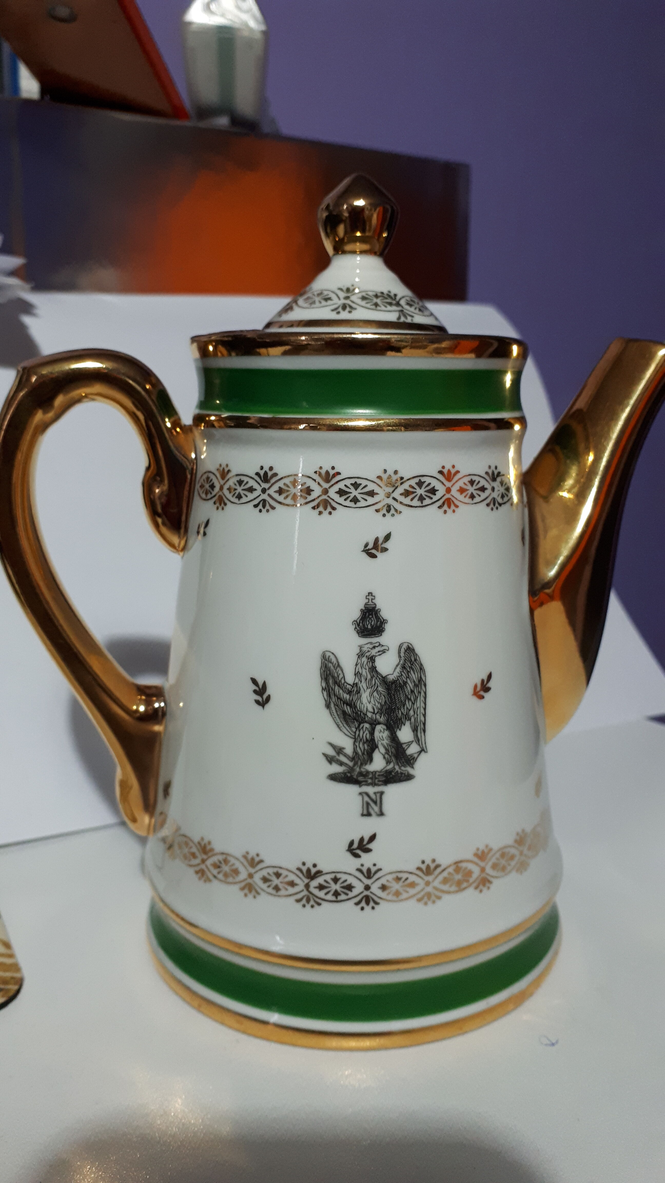 Napoleon porcelain coffee maker