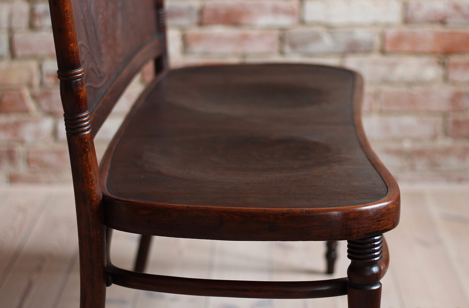 Antique Bentwood Bench