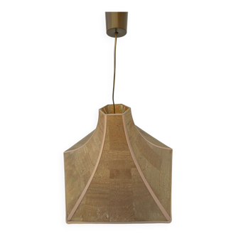 Cork pendant light