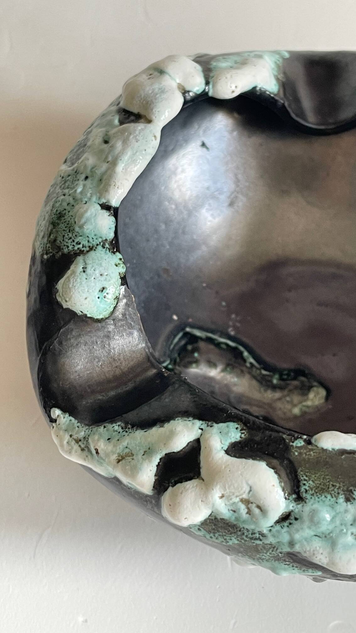 Cyclops Ceramic Ashtray Annecy France Vintage