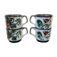 Set of 4 cups Boch Argenteuil