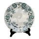 Antique ironstone dessert plate from Salins, Water Lily pattern