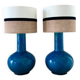 Pair of "Boule" lamps in porcelain - 1970.