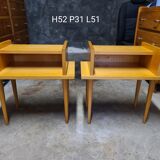 Vintage bedsides pair 1960